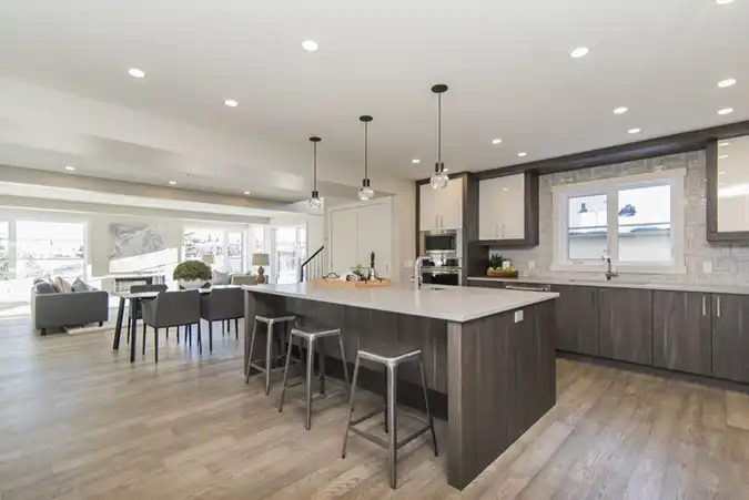 beautiful modern house kitchen dining room